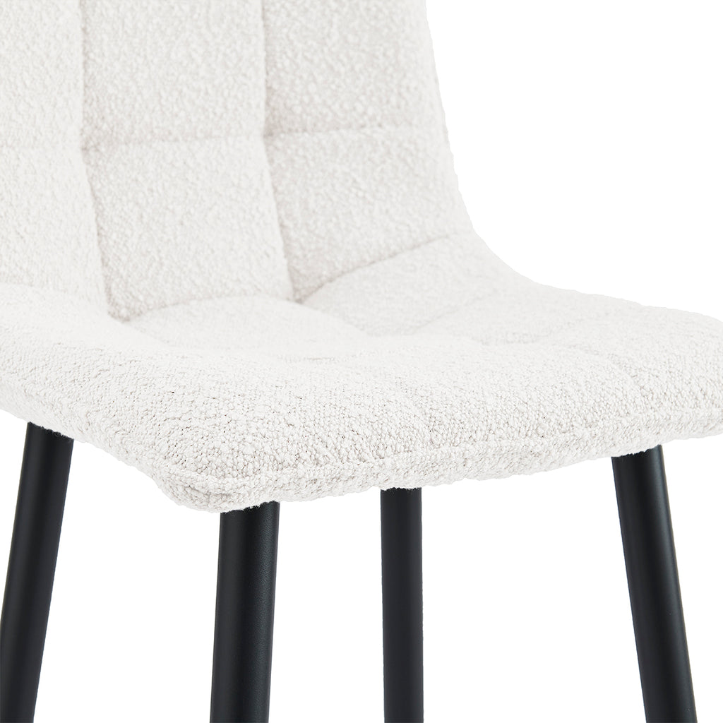 Barkruk Yerevan - Bouclé Ivoor