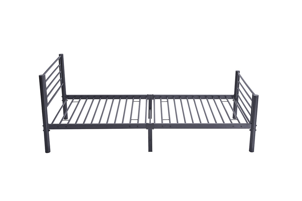 Bed 'Sammy' 90x200 Metaal Donkergrijs