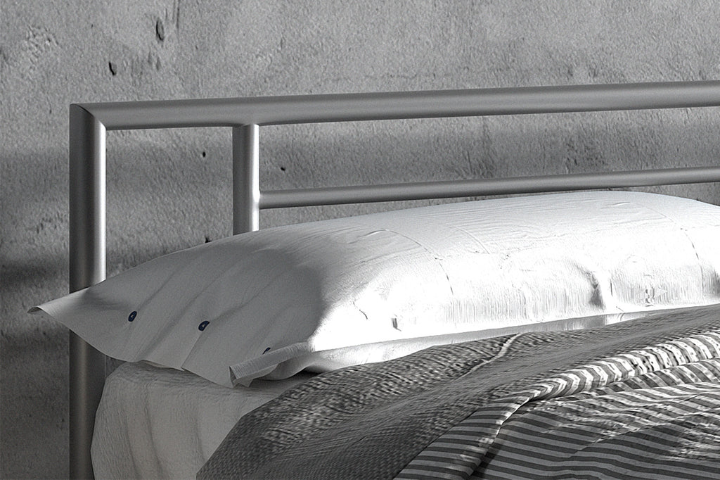 Bedframe Sandro 160x200 met lattenbodem Grijs