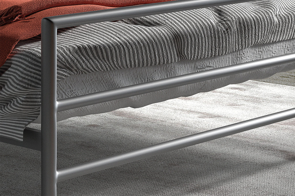 Bedframe Sandro 160x200 met lattenbodem Grijs