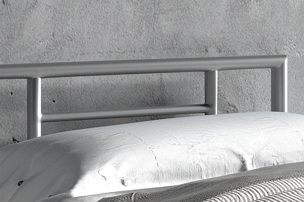 Bedframe Sandro 90x200 met lattenbodem Grijs