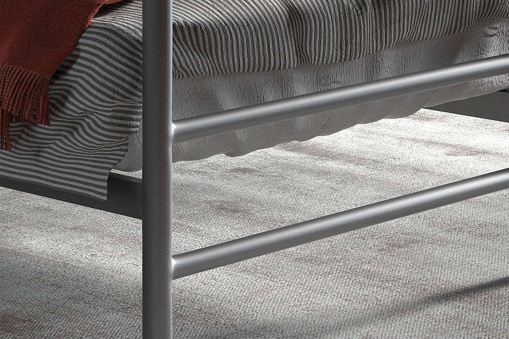 Bedframe Sandro 90x200 met lattenbodem Grijs