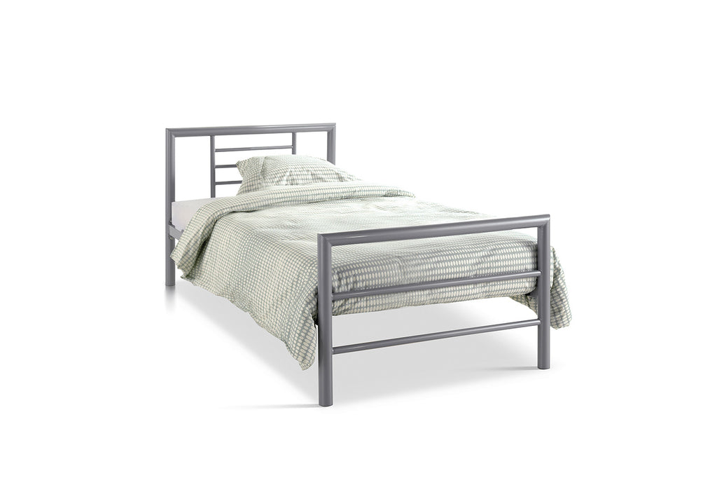 Bedframe Sandro 90x200 met lattenbodem Grijs