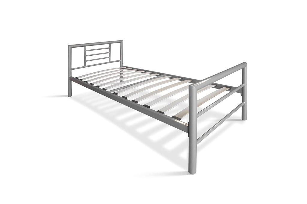 Bedframe Sandro 90x200 met lattenbodem Grijs