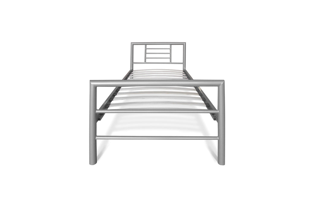 Bedframe Sandro 90x200 met lattenbodem Grijs