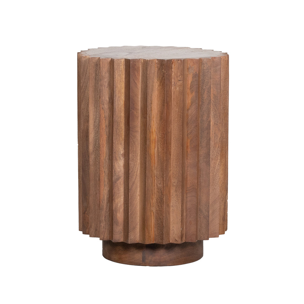 Bijzettafel Novan - Naturel - Mangohout