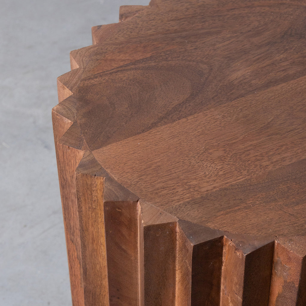 Bijzettafel Novan - Naturel - Mangohout