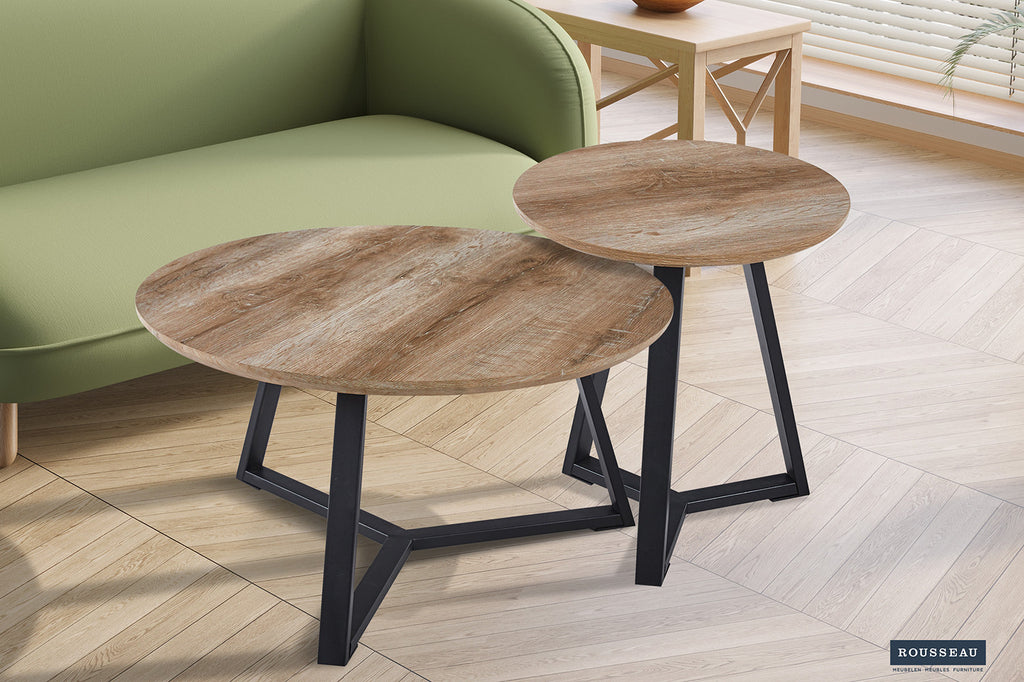 Bijzettafel Paso 2 Decor Oude Eik