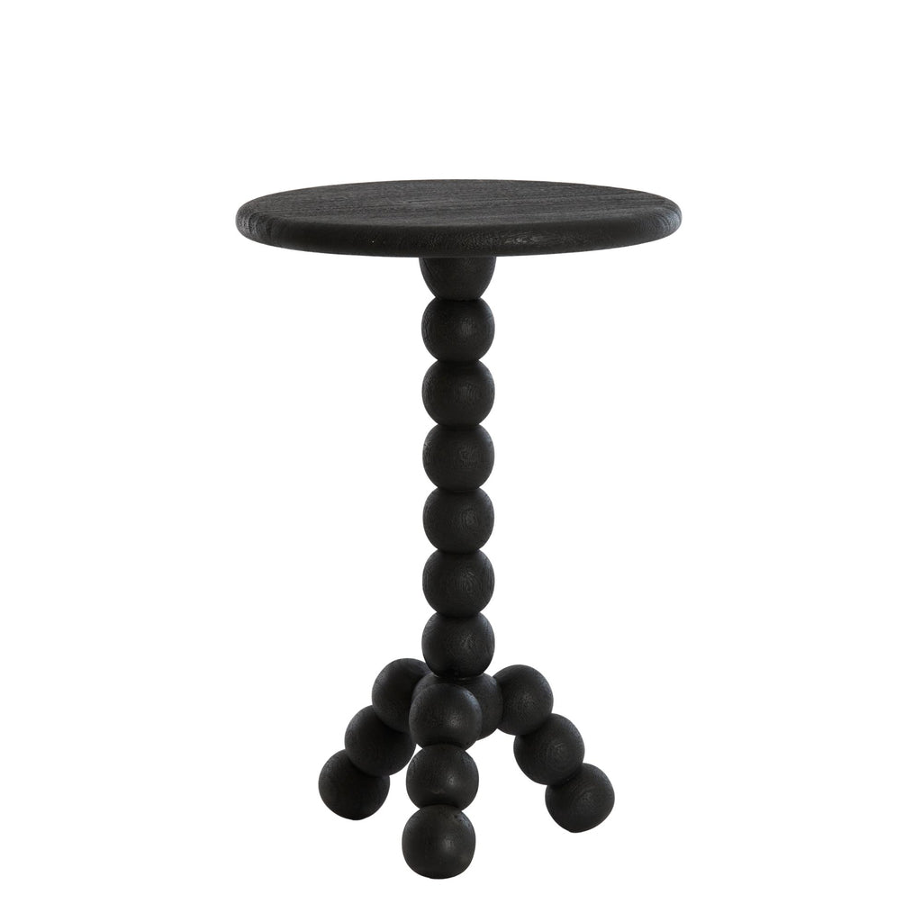 Bijzettafel Veglio - Mat zwart - Ø35cm