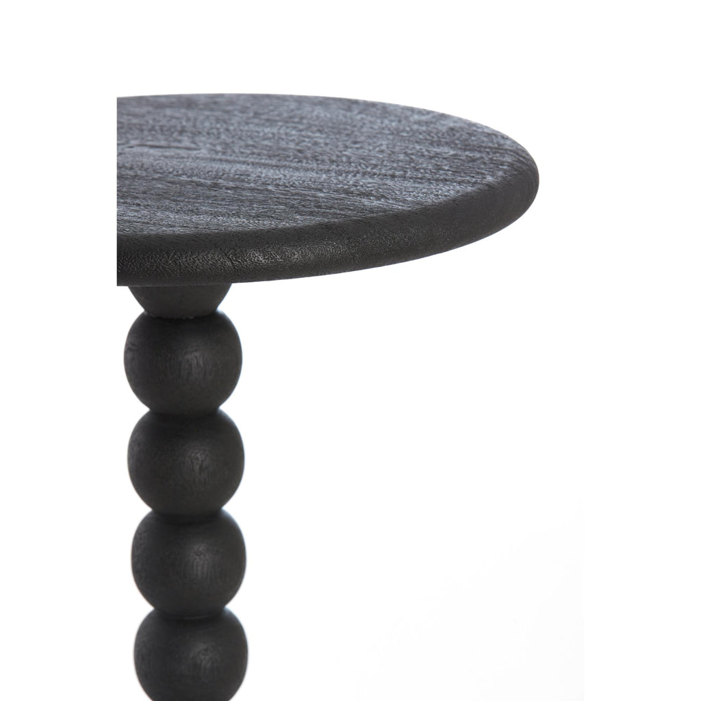 Bijzettafel Veglio - Mat zwart - Ø35cm