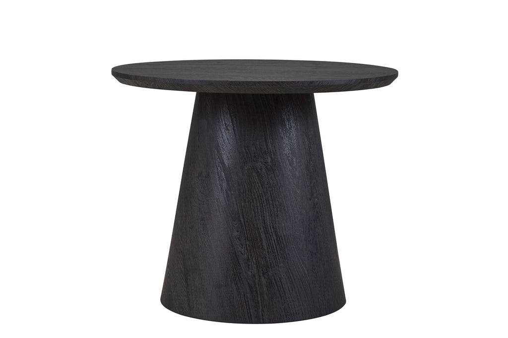 Ronde bijzetttafel Miklos 60 cm in Donkerbruin