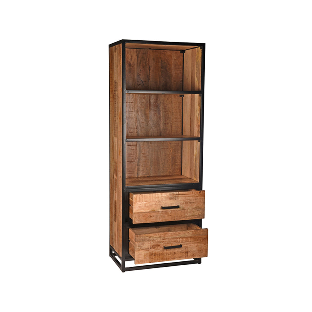 Boekkast Tampa - Rough - Mangohout