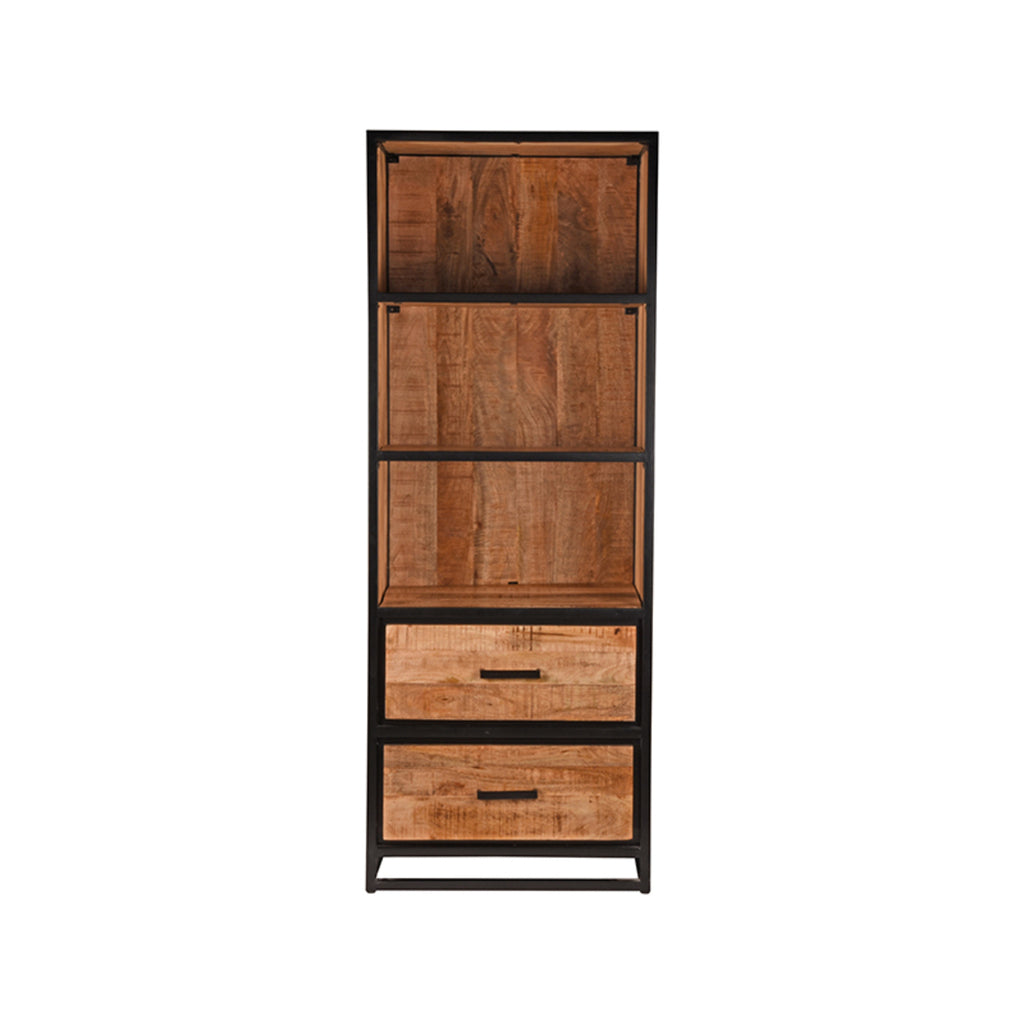 Boekkast Tampa - Rough - Mangohout