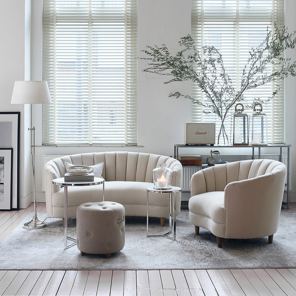 Bowery poef linnen Flax