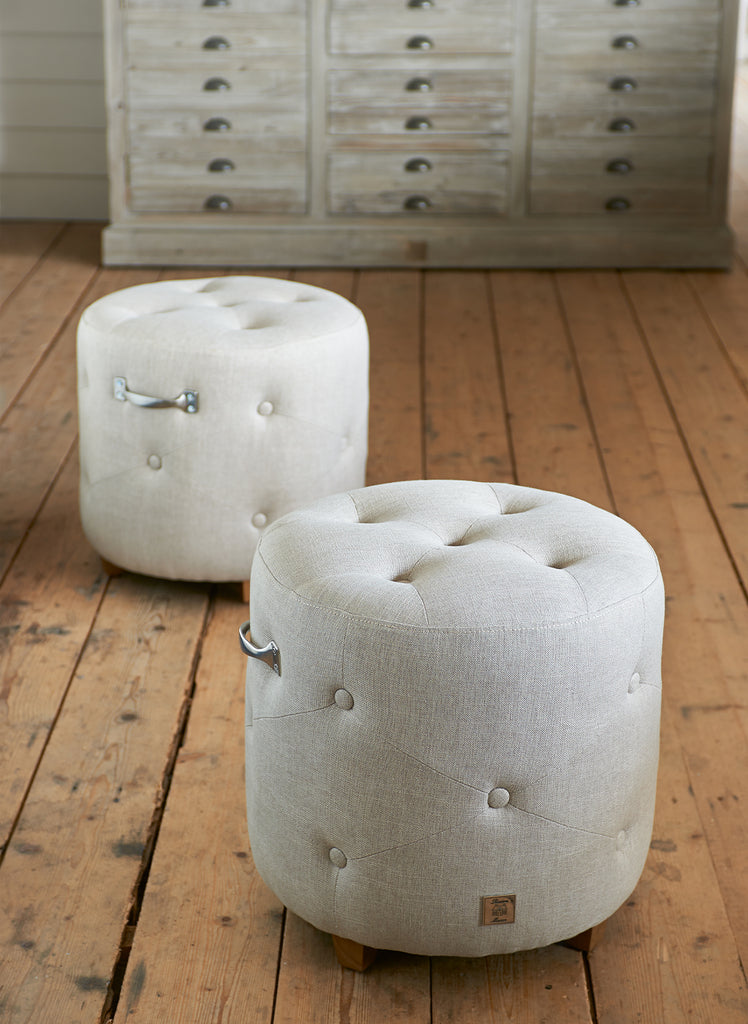 Bowery poef linnen Flax