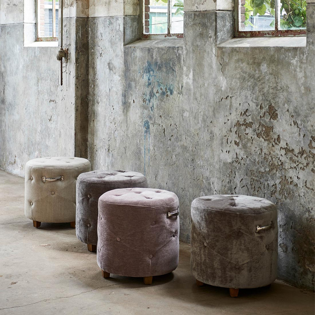 Bowery poef linnen Flax