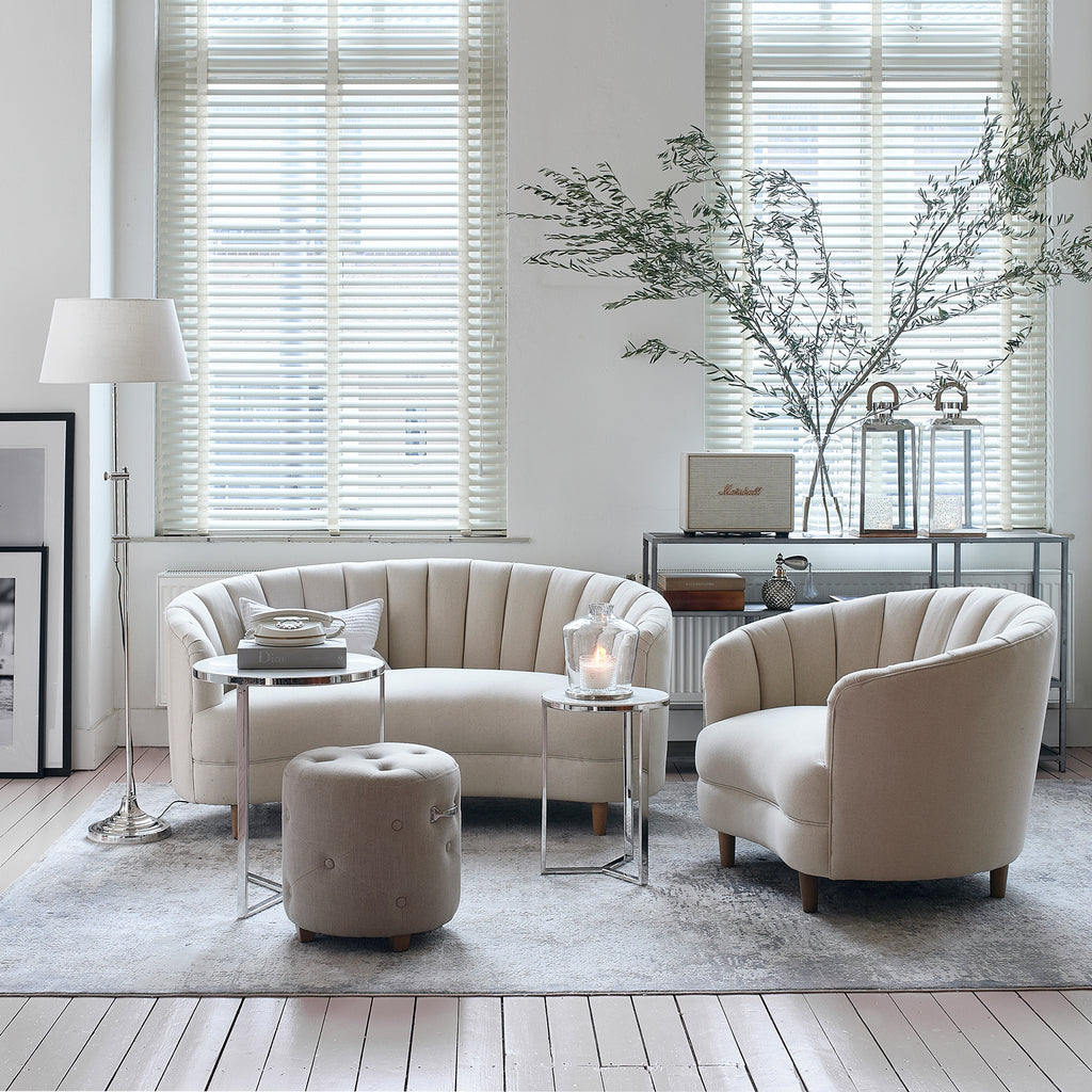 Bowery poef linnen Flax