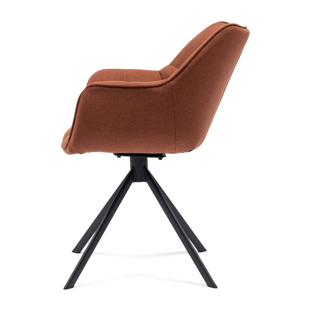 Carnaby draaibare stoel Autumn Brown