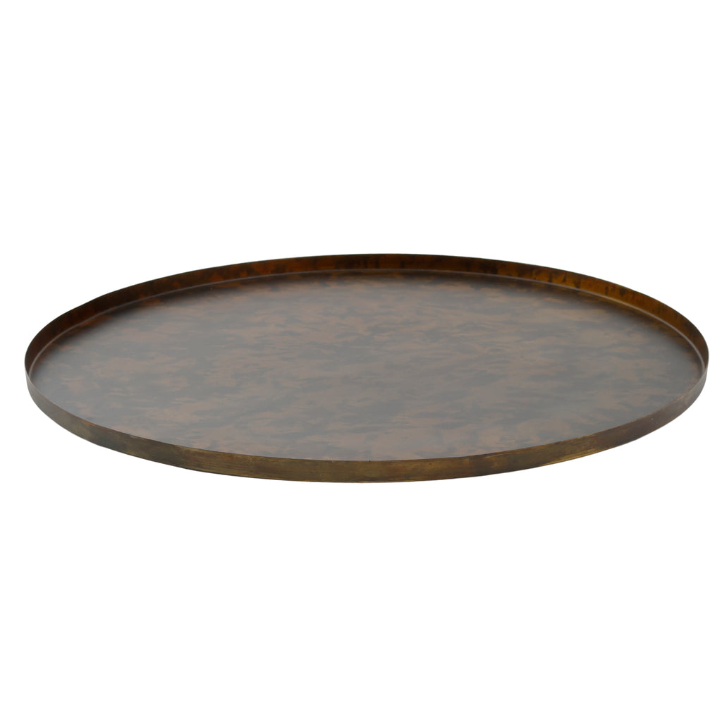 Cars Brass antique iron tray round S