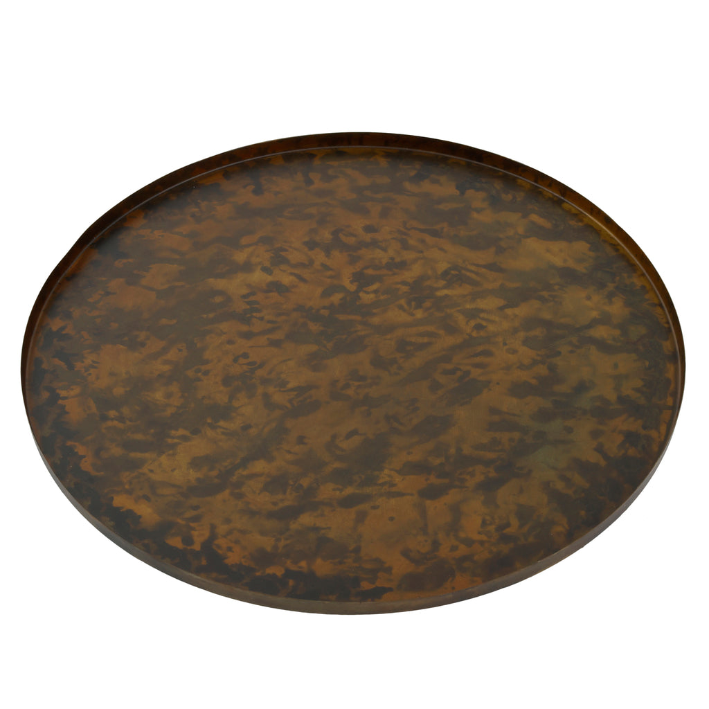 Cars Brass antique iron tray round S