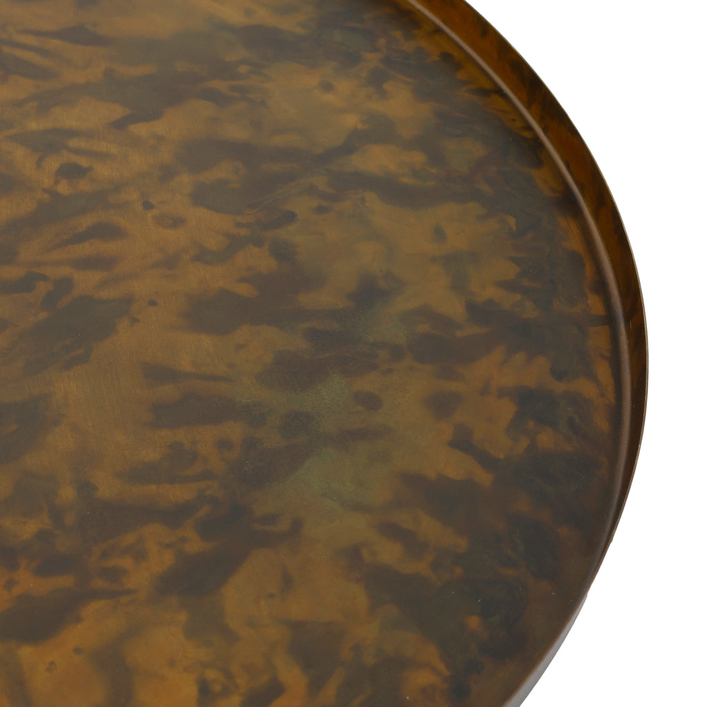 Cars Brass antique iron tray round S