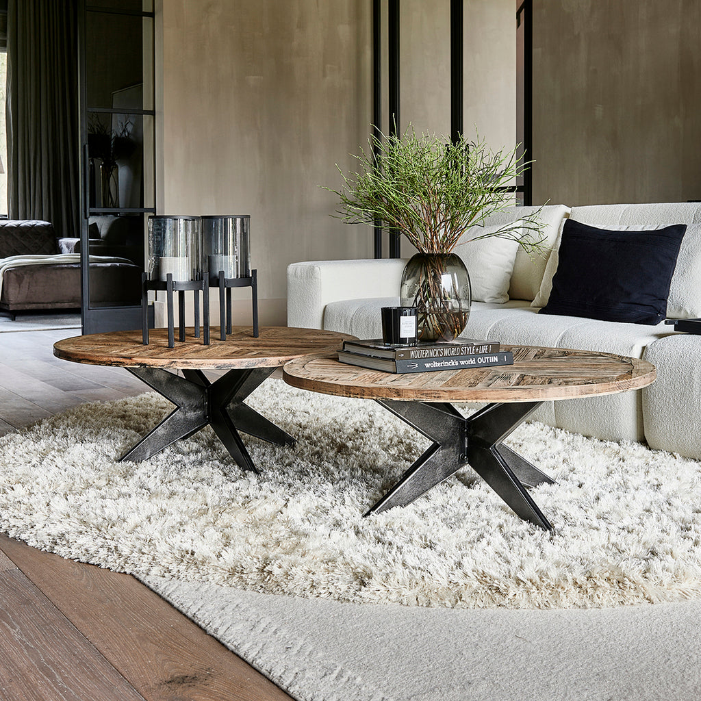 Cecil ronde vloerkleed Cream 200cm