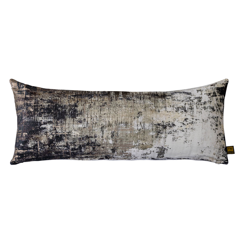 Ceola Green velvet kussen met print