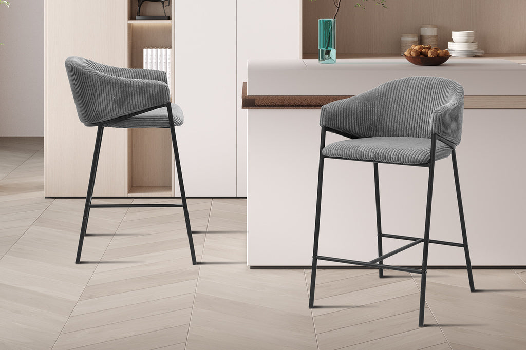 Hugo Corduroy Donkergrijs