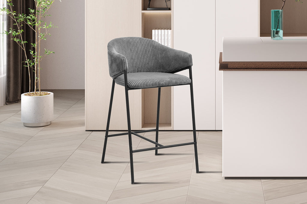 Hugo Corduroy Donkergrijs