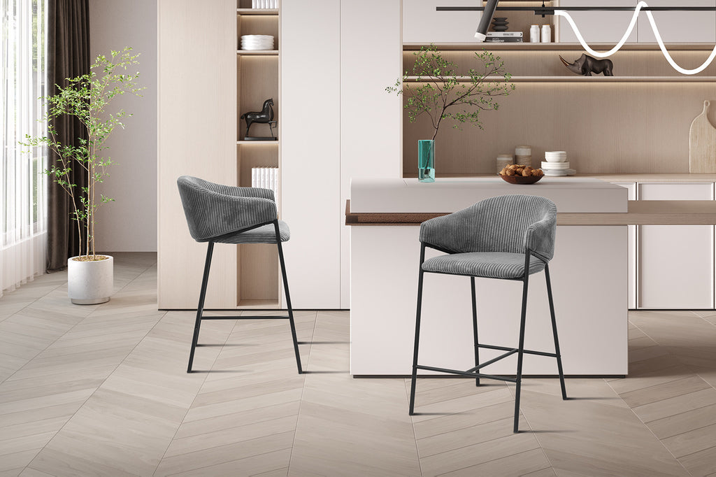 Hugo Corduroy Donkergrijs