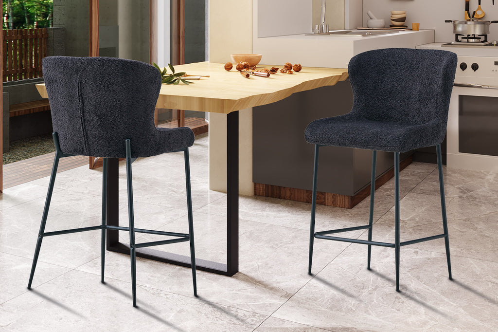 Lisa Bouclé Donkergrijs