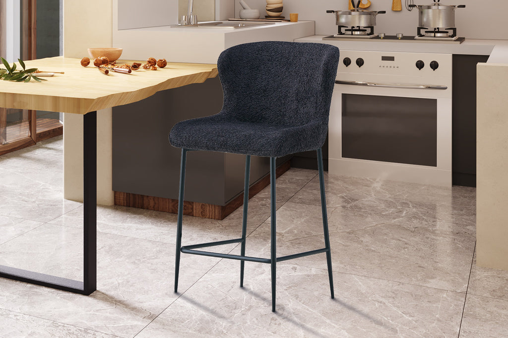 Lisa Bouclé Donkergrijs