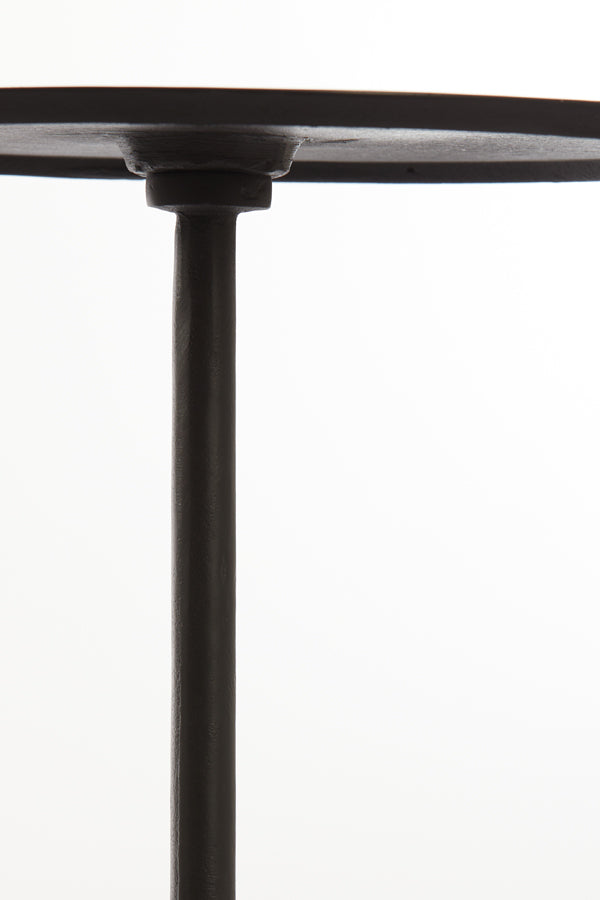 Bijzettafel Dimphy - Antiek Lood - Ø35cm