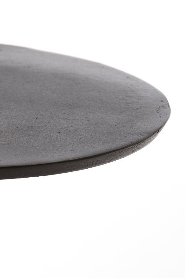 Bijzettafel Dimphy - Antiek Lood - Ø35cm