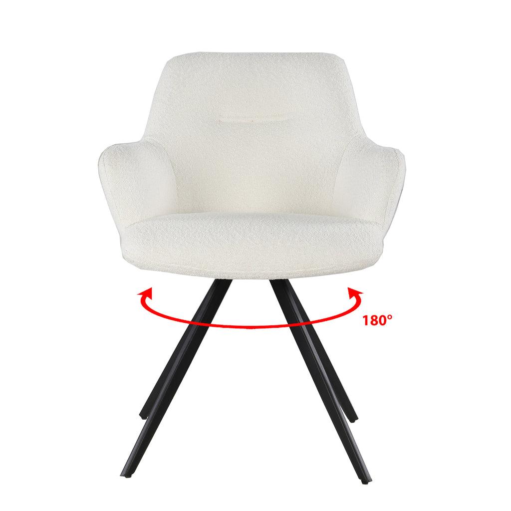 Doreen Boucle White (set van 2)