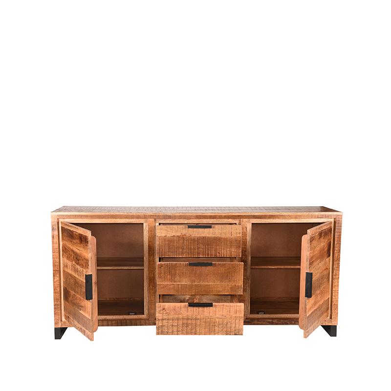 Dressoir Glasgow - Rough - Mangohout - 190 cm
