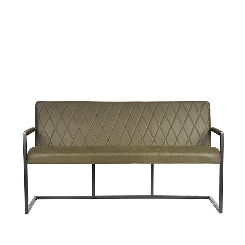 Eetkamerbank Denmark - Army green 155 cm