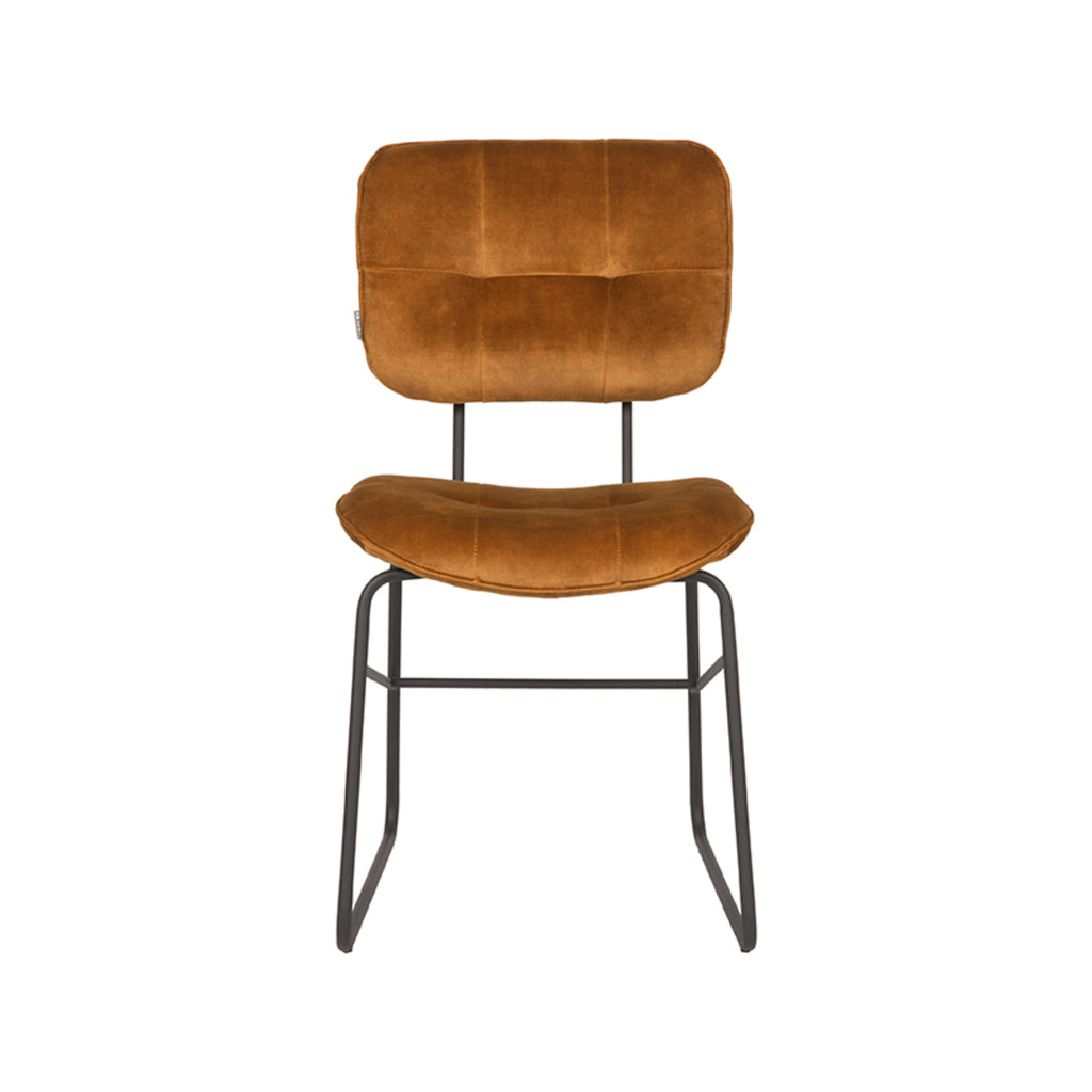 Eetkamerstoel Dez - Oker - Velours
