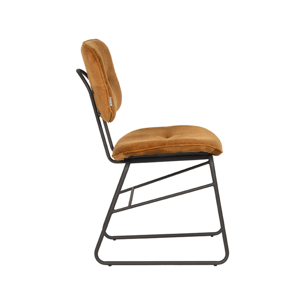 Eetkamerstoel Dez - Oker - Velours