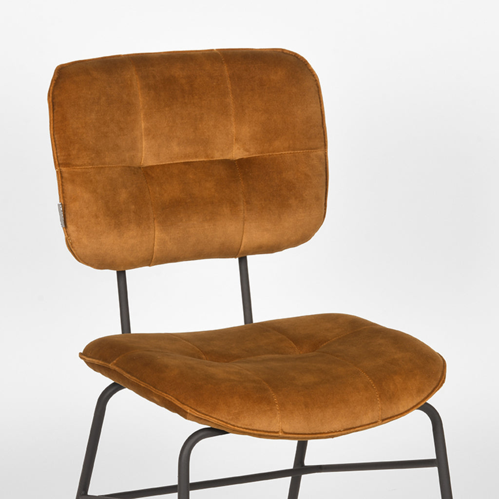 Eetkamerstoel Dez - Oker - Velours