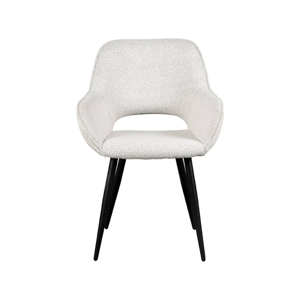Eetkamerstoel Fer - Crème - Boucle