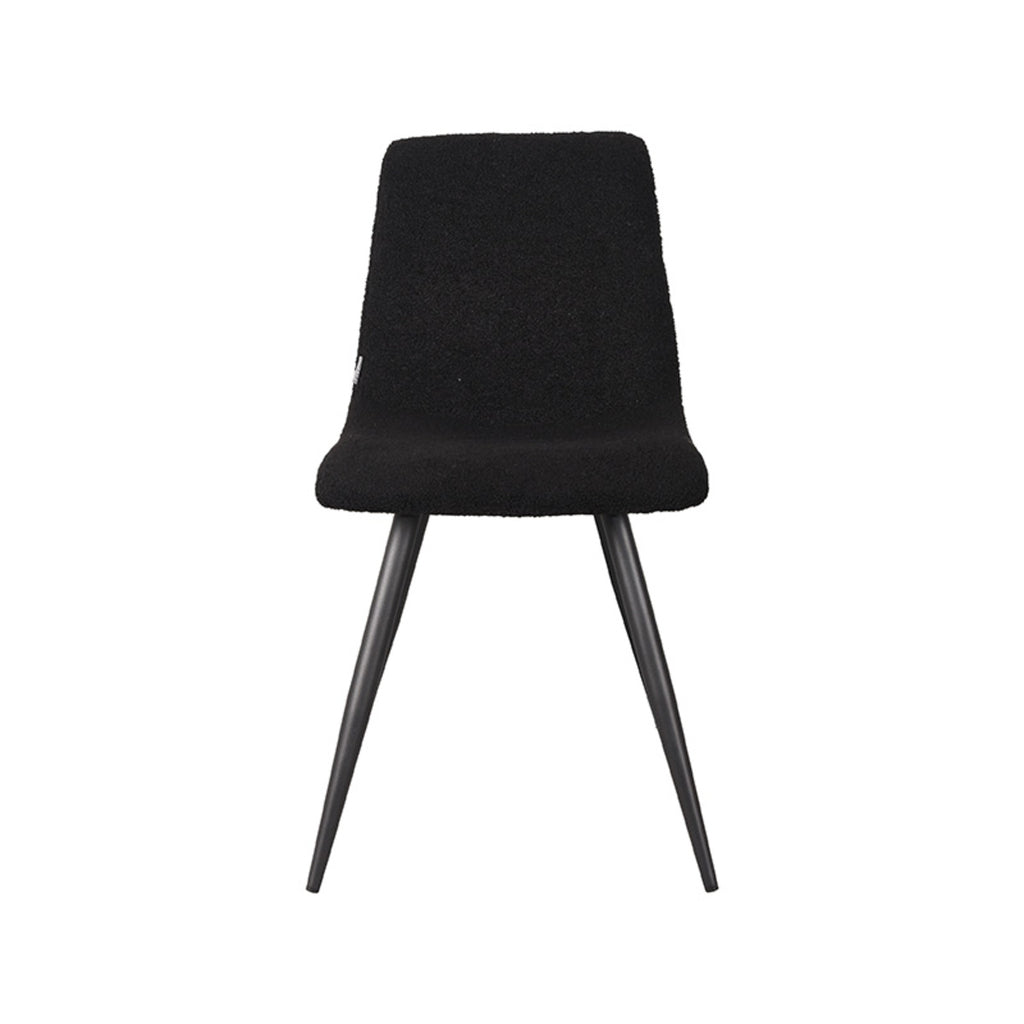 Eetkamerstoel Jep - Zwart - Teddy