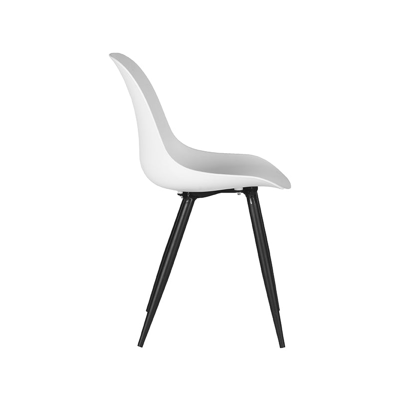 Eetkamerstoel Monza - Wit Kunststof