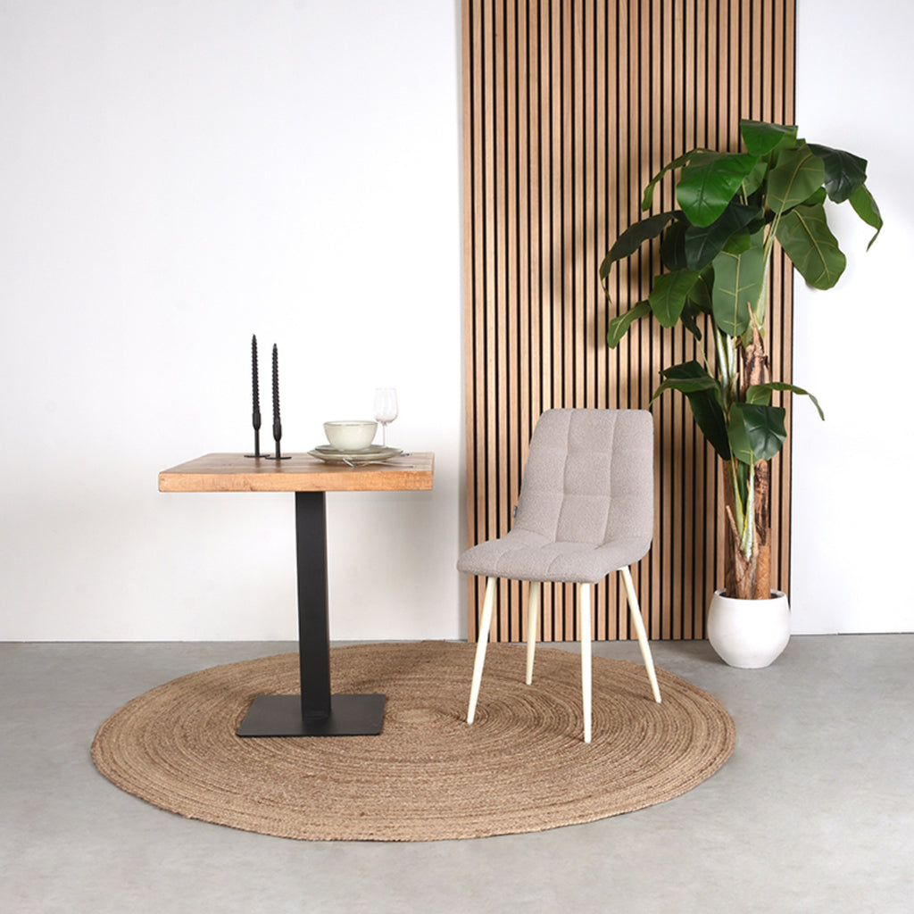 Eetkamerstoel Nino - Naturel Boucle