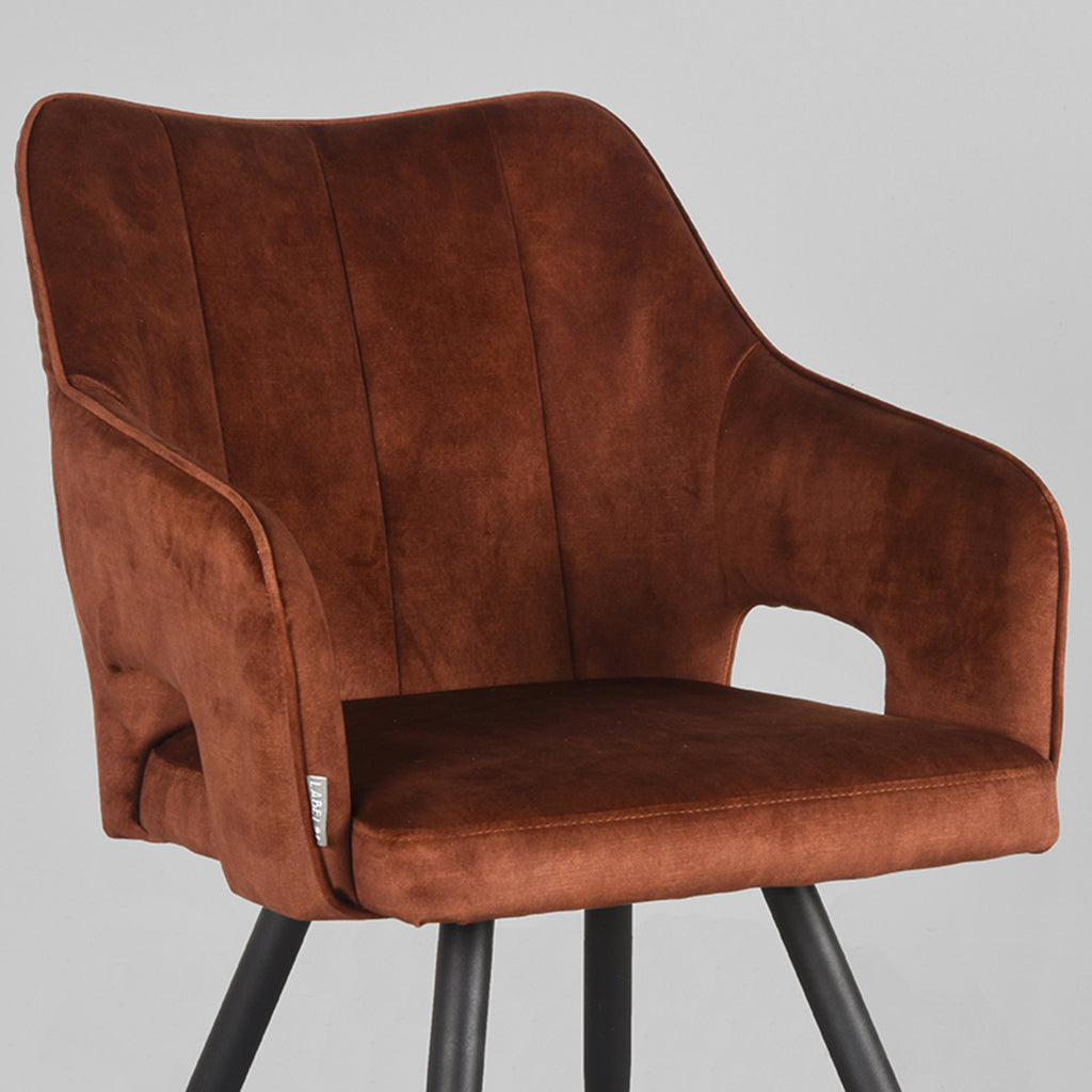 Eetkamerstoel Noud - Rust Velours