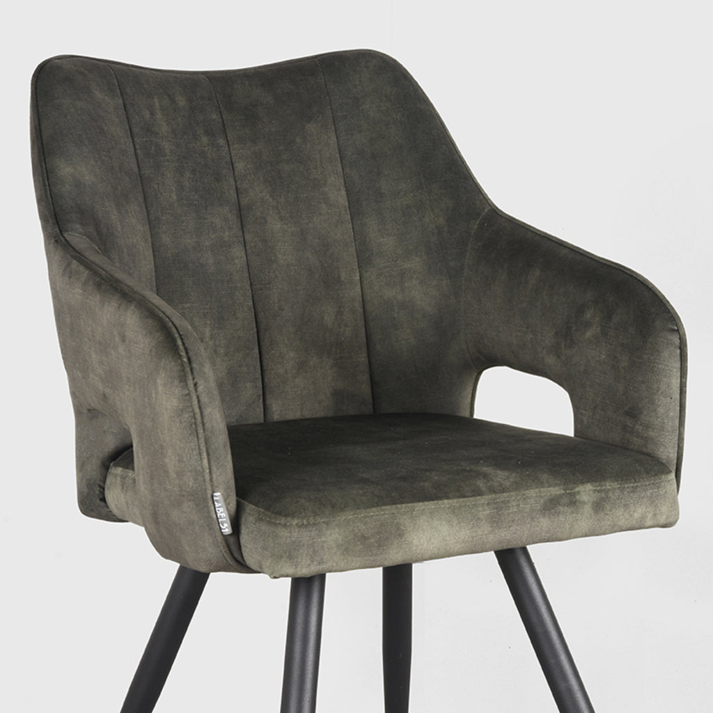 Eetkamerstoel Noud - Hunter Velours