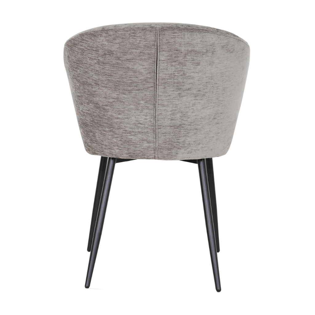 Eetkamerstoel Pete - Stof Antraciet