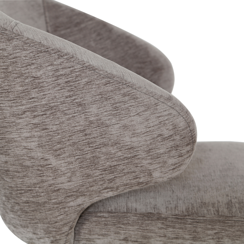 Eetkamerstoel Pete - Stof Antraciet