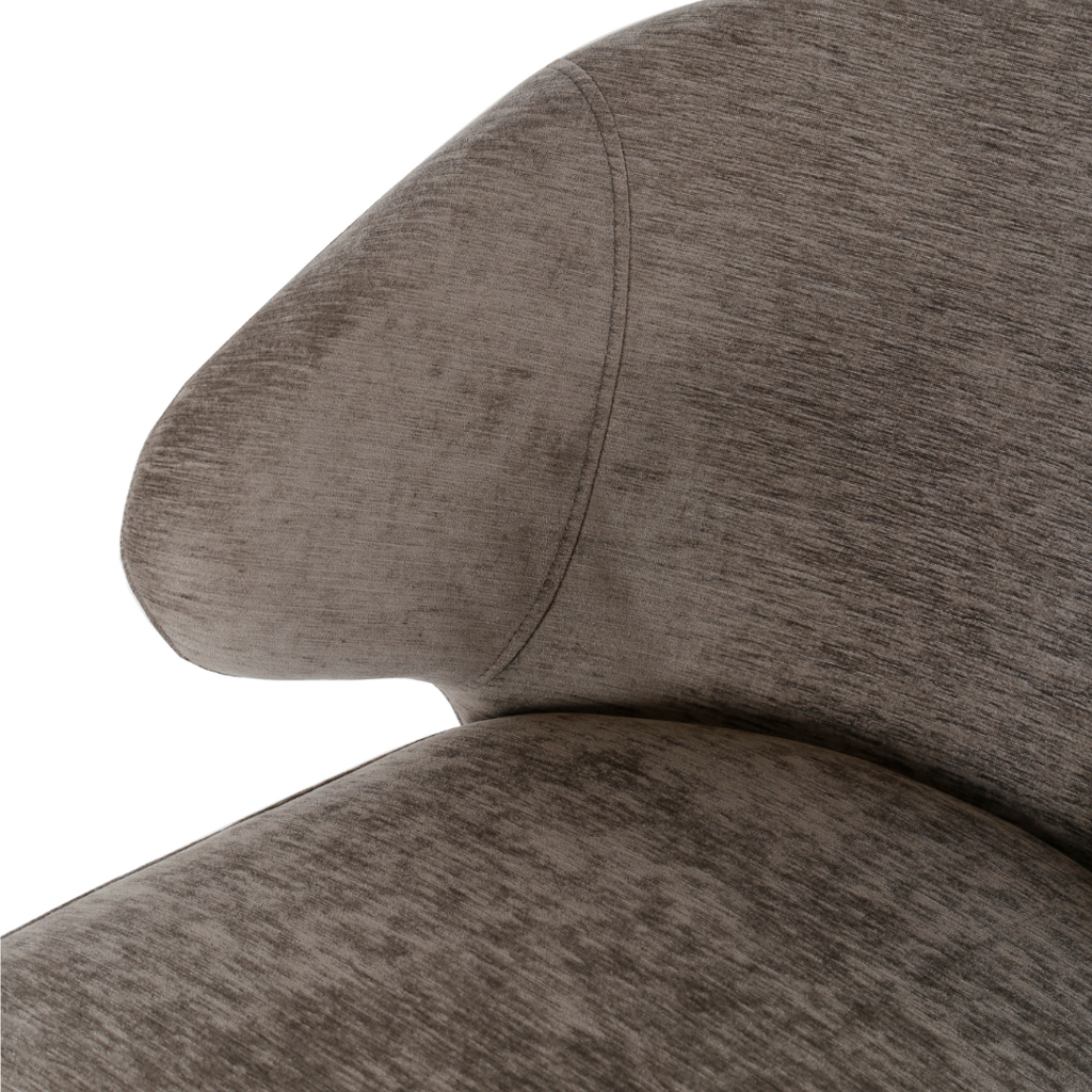 Eetkamerstoel Pete - Stof Antraciet