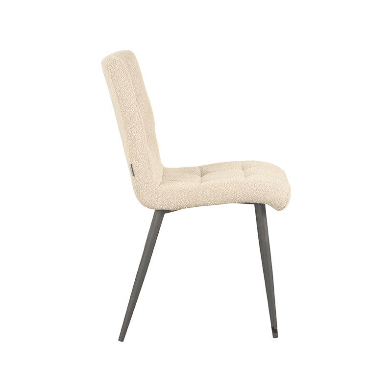 Eetkamerstoel Sam - Zand Boucle